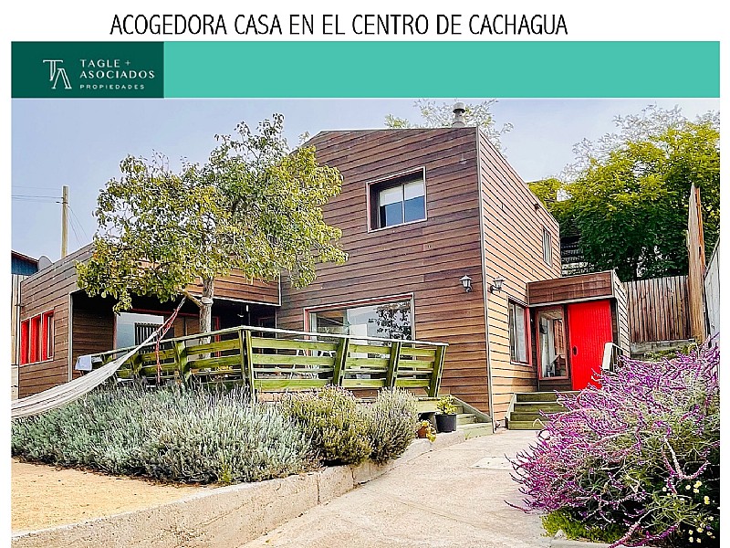 ACOGEDORA CASA EN EL CENTRO DE CACHAGUA