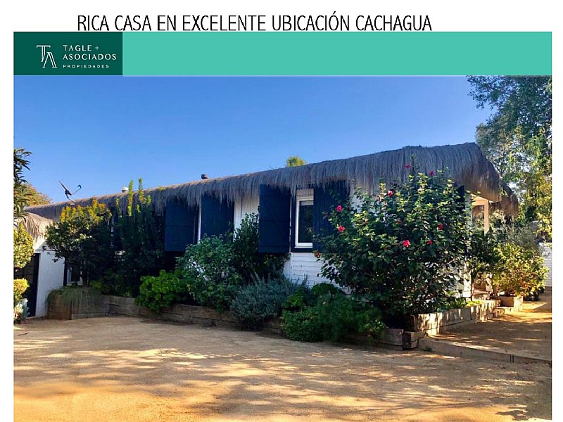 RICA CASA EN EXCELENTE UBICACIN CACHAGUA...                  